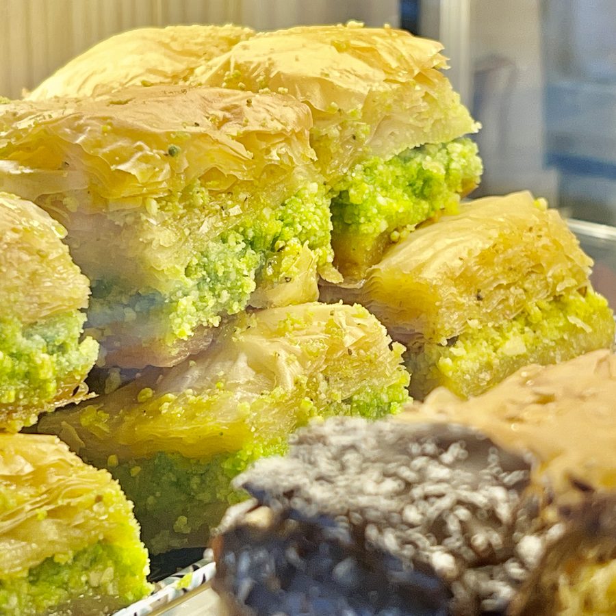 Baklava close-up